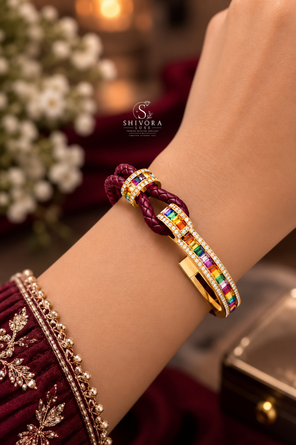 Designer Leather Bracelet For Women