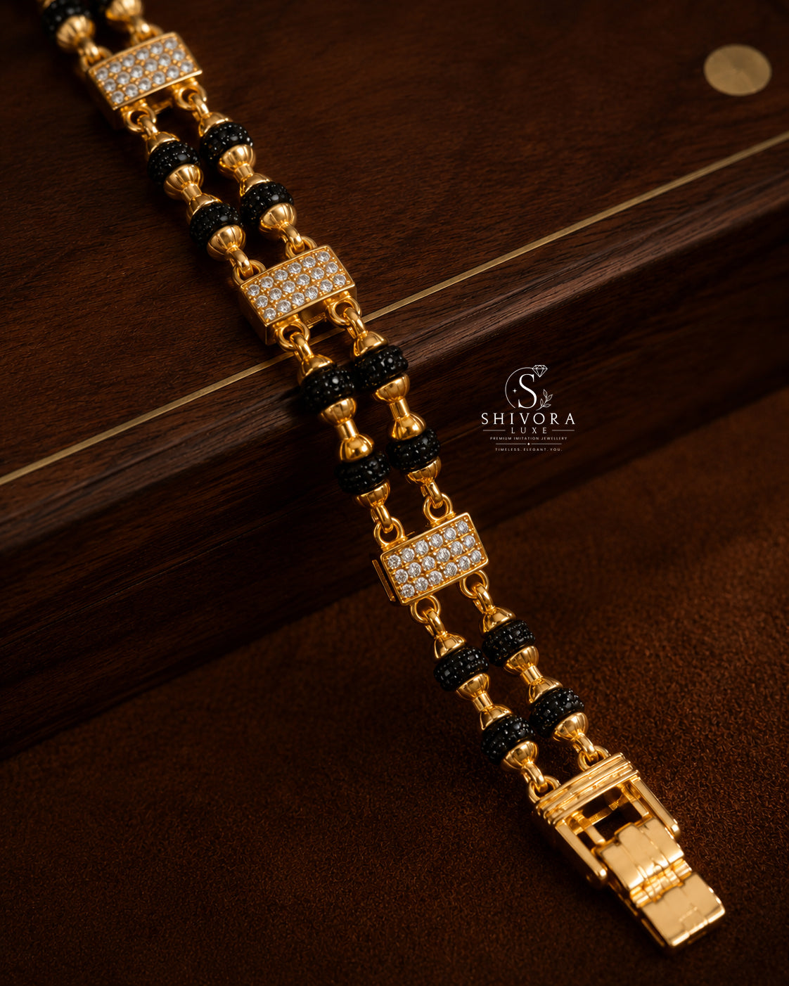 Premium Rudraksha Crystal Bracelet for Men