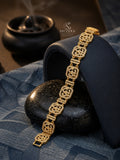 Luxury Gold Om Symbol Bracelet
