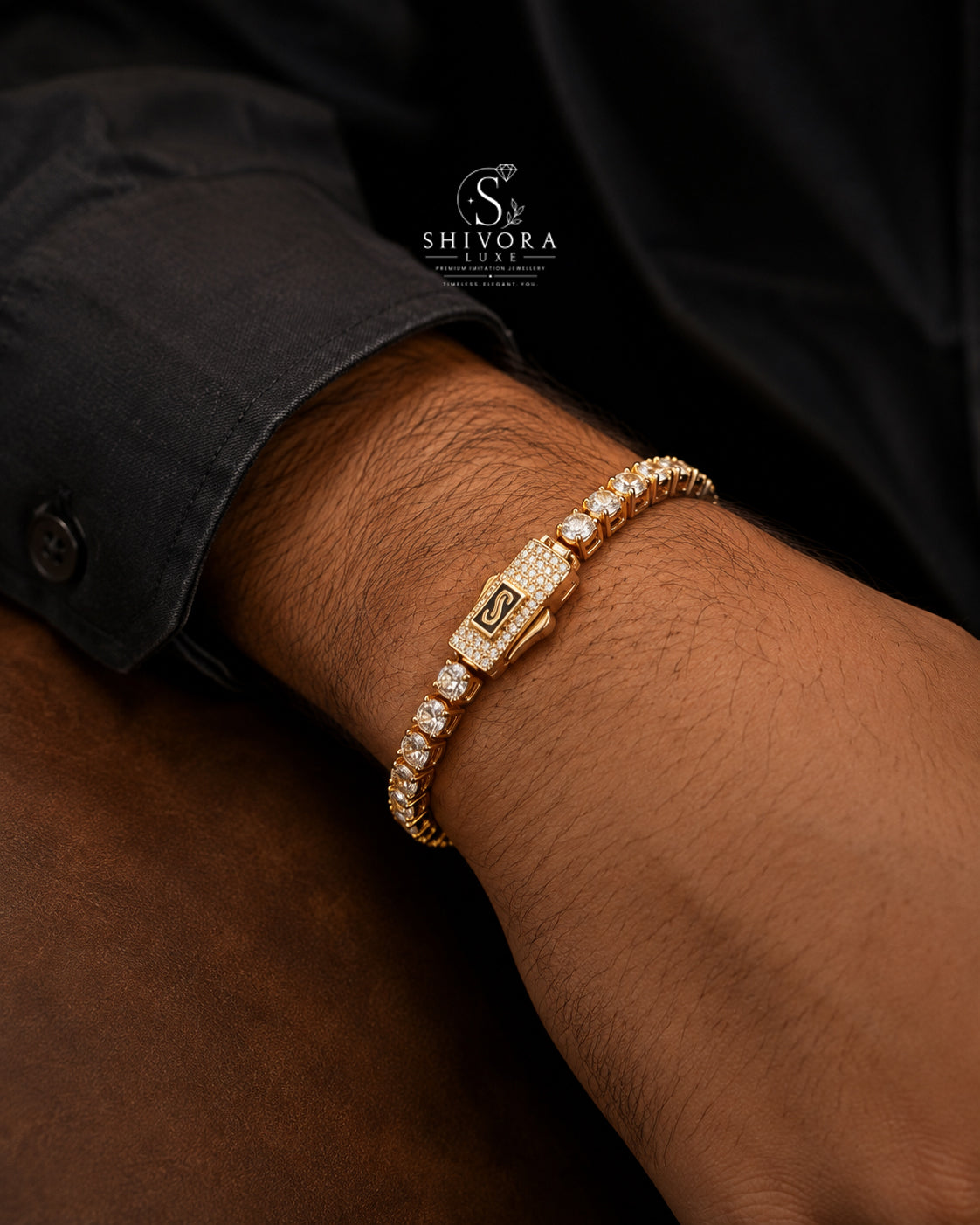 Gold tennis Bracelet for Women & Men | Luxury  Bracelet