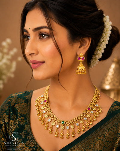 Shivora Premium Anti-Tarnish Necklace Set