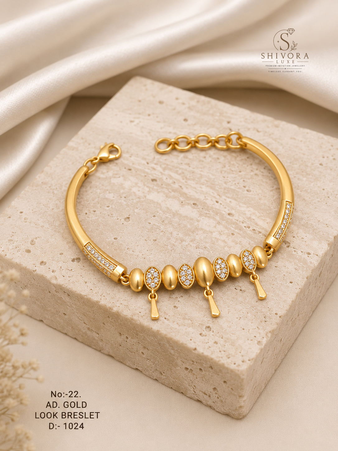 Classic Gold Bracelet Daily Wear