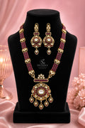 Shivora Luxe Premium AD Diamond Necklace Set for Women